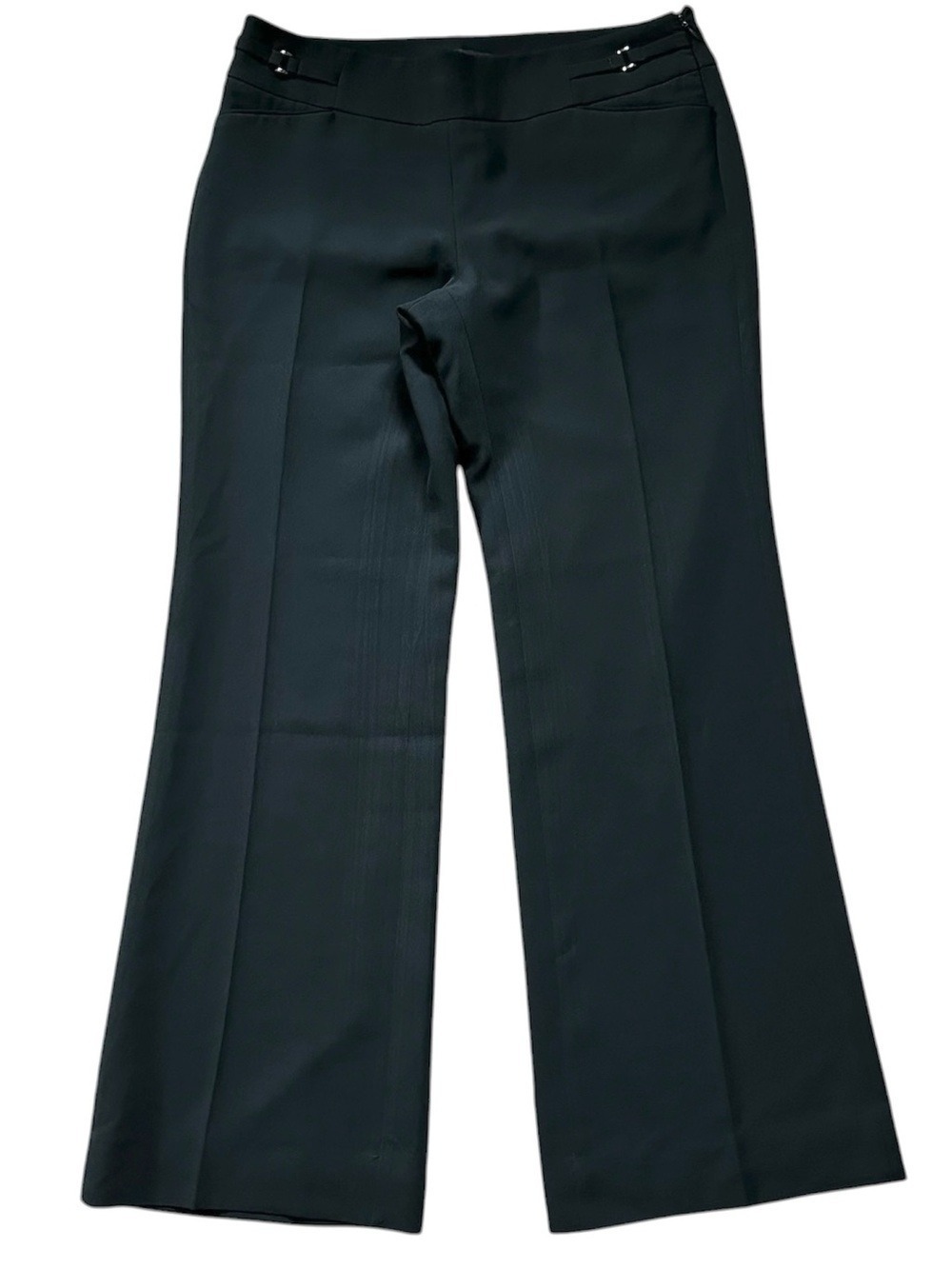 WHBM Vintage Legacy Fashion Flare Trouser Dress Pants Black Size 6 Short
